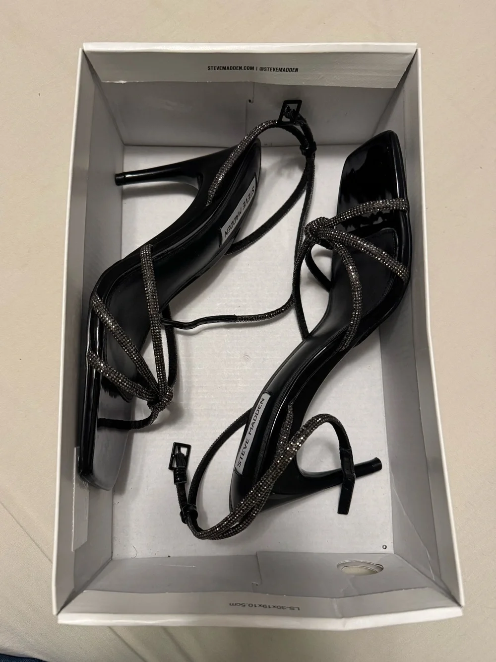 Steve Madden Libbee Rhinestone Sandal - Picture 5 of 7